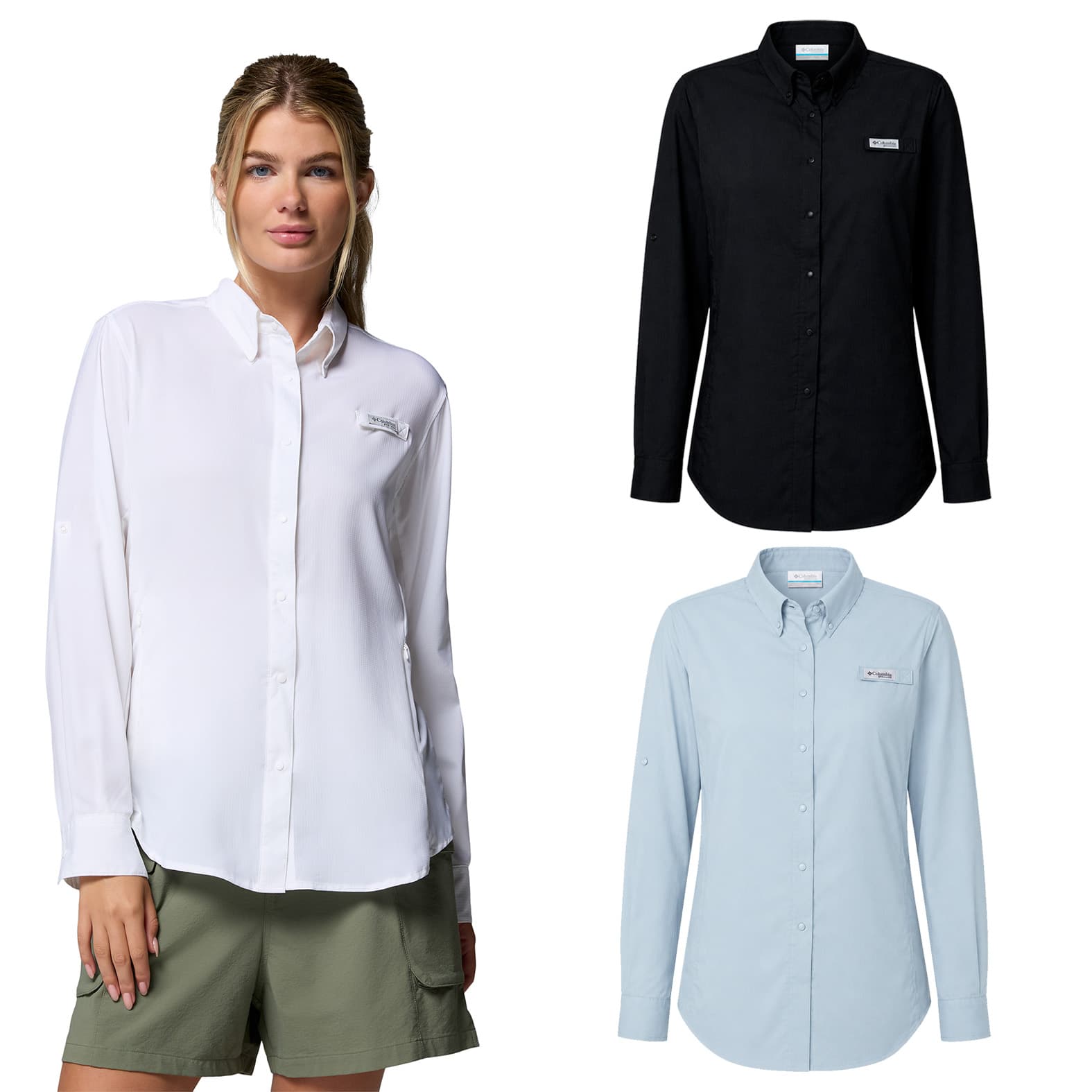 COLUMBIA TAMIAMI WOMEN ML Azul