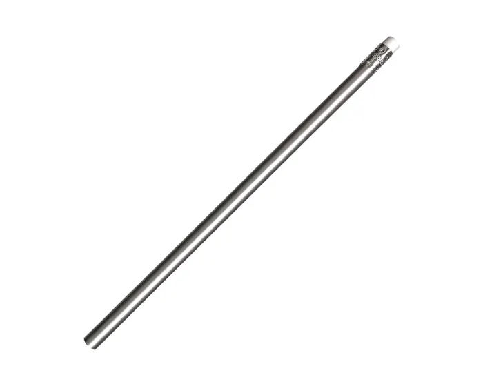 LAPIZ DE MADERA C/ARILLO Y GOMA 1024 PLATA 1024 Plata