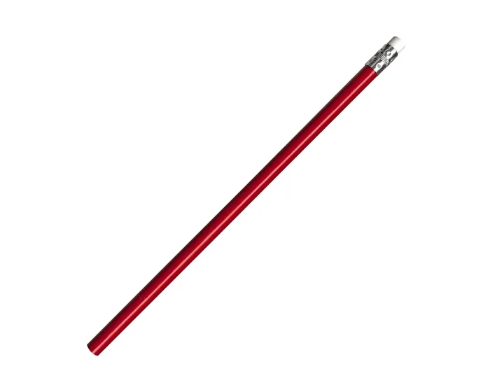 LAPIZ DE MADERA C/ARILLO Y GOMA 1024 ROJO 1024 Rojo