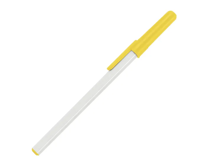 BOLIGRAFO BASIC DE TINTA AZUL 1115A AMARILLO — clave 1115A