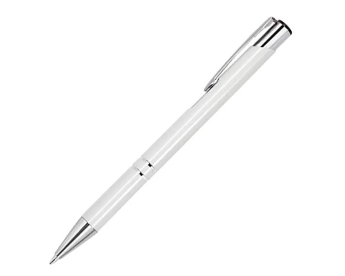 BOLIGRAFO DE ALUMINIO PREMIER DE TINTA AZUL 2110A BLANCO 2110A Blanco