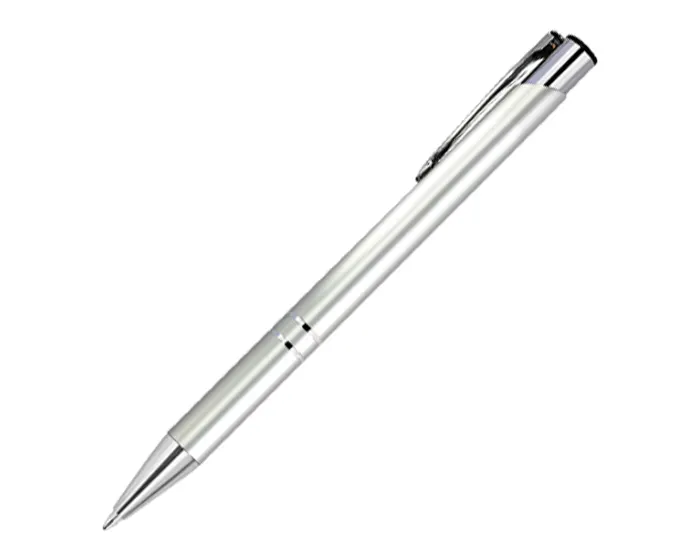 BOLIGRAFO DE ALUMINIO PREMIER DE TINTA AZUL 2110A PLATA — clave 2110A