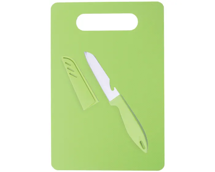 TABLA CON CUCHILLO ROSSETA A2106 VERDE CLARO — clave A2106