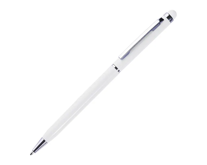 BOLÍGRAFO DE ALUMINIO CON TOUCH ODDRA A2113 BLANCO A2113 Blanco
