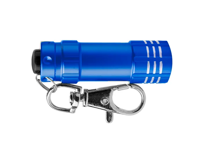 LLAVERO CON LINTERNA LEONARDO A2121 AZUL — clave A2121