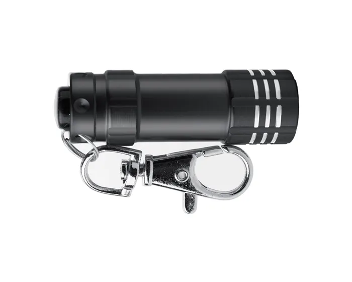 LLAVERO CON LINTERNA LEONARDO A2121 NEGRO — clave A2121