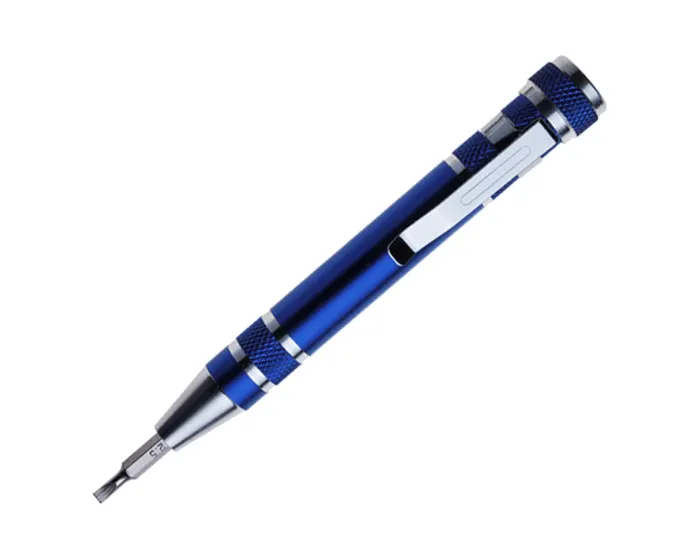 DESARMADOR TIPO PLUMA BARREL A2138 AZUL — clave A2138
