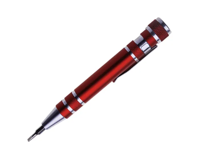 DESARMADOR TIPO PLUMA BARREL A2138 ROJO — clave A2138