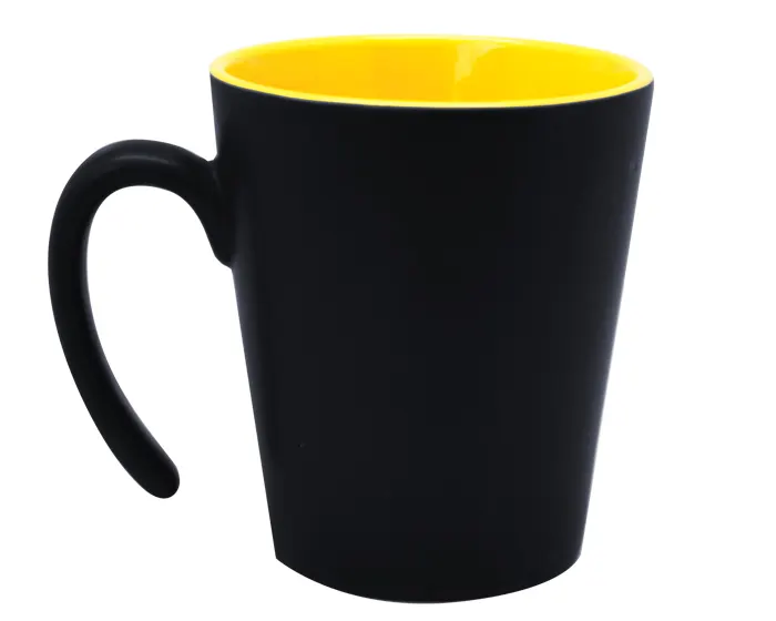 TAZA CONICA MATE 12 OZ MALBEC A2153 AMARILLO A2153 Amarillo