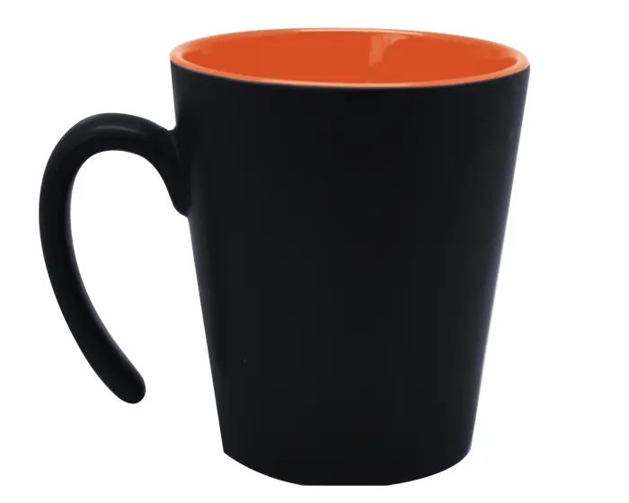 TAZA CONICA MATE 12 OZ MALBEC A2153 NARANJA — clave A2153