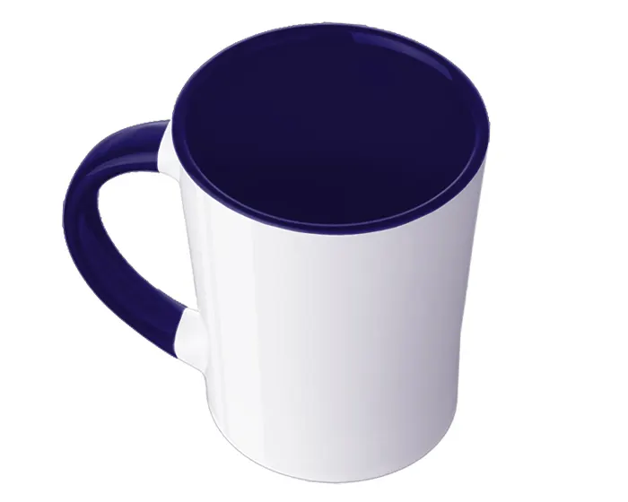 TAZA CONICA BICOLOR 14 OZ BICOLOR ARLES A2154 COBALTO A2154 Azul cobalto