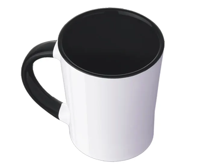 TAZA CONICA BICOLOR 14 OZ BICOLOR ARLES A2154 NEGRO A2154 Negro