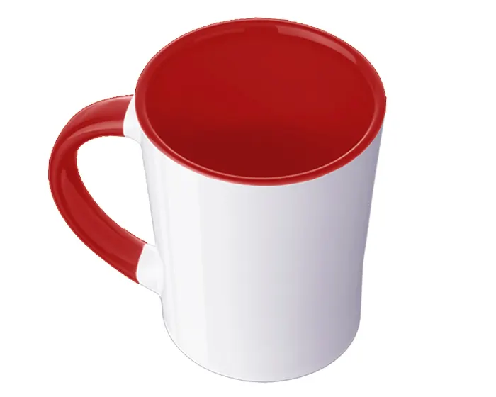 TAZA CONICA BICOLOR 14 OZ BICOLOR ARLES A2154 ROJO A2154 Rojo