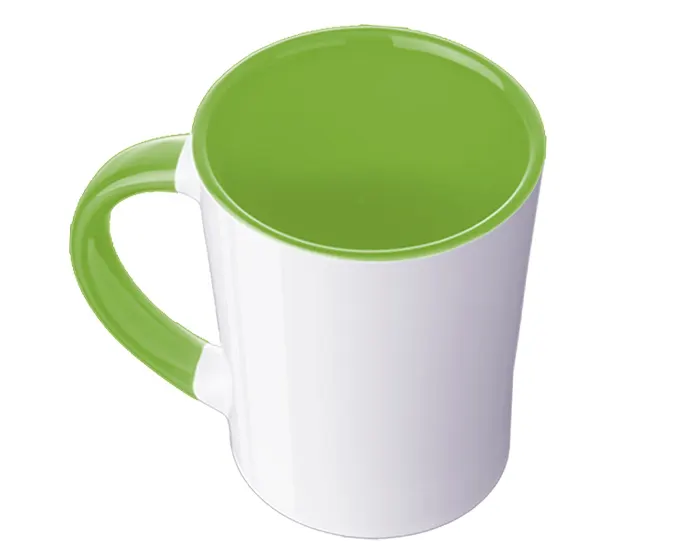 TAZA CONICA BICOLOR 14 OZ BICOLOR ARLES A2154 VERDE CLARO A2154 Verde claro
