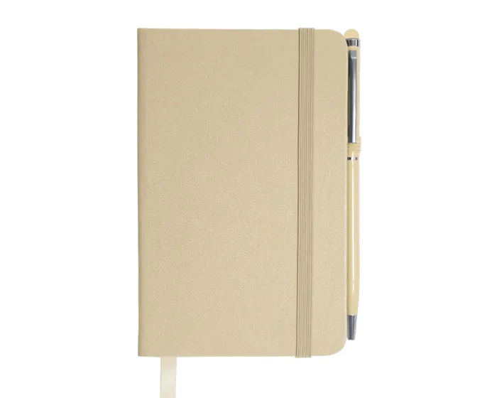 LIBRETA CON BOLIGRAFO AITANA A2182 BEIGE — clave A2182