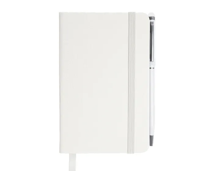 LIBRETA CON BOLIGRAFO AITANA A2182 BLANCO — clave A2182