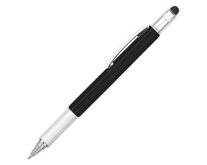BOLÍGRAFO DE PLÁSTICO CON TOUCH HEXA A2252 NEGRO A2252 Negro