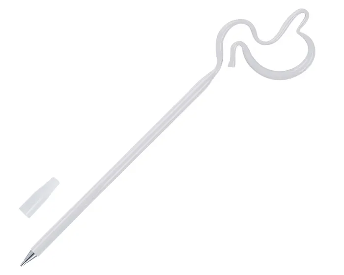 BOLÍGRAFO DE PLÁSTICO STOMACH A2276 BLANCO — clave A2276