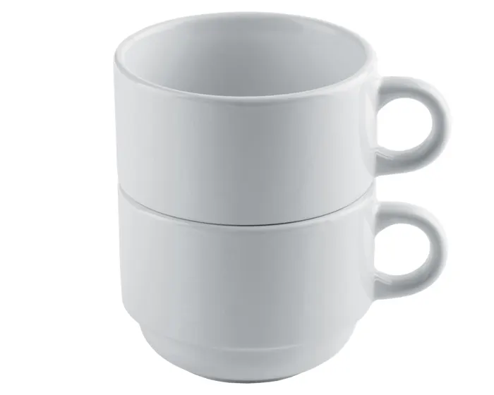 SET DE 2 TAZAS DE SULIMACIÓN 6 OZ AMART A2284 BLANCO — clave A2284