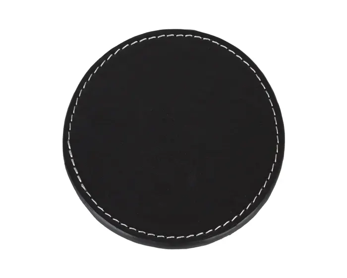 JGO. 4 PORTAVASOS REDONDO PINOT A2293 NEGRO — clave A2293