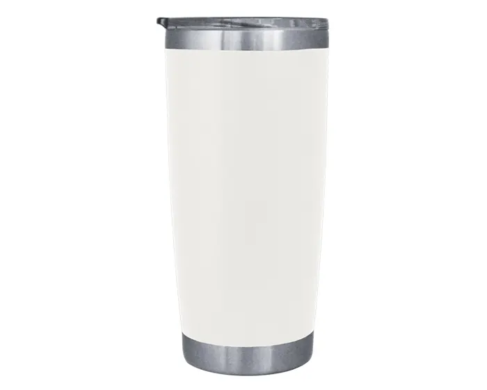 TERMO DOBLE PARED ACERO LUTZEN A2307 BLANCO — clave A2307