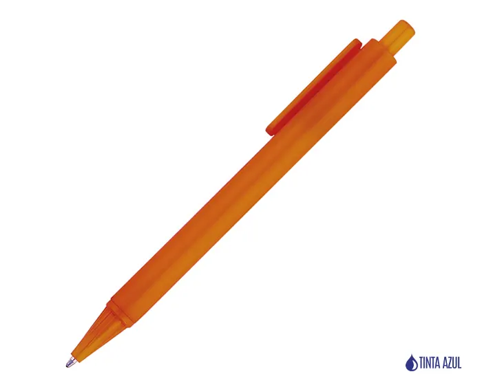 BOLÍGRAFO DE PLÁSTICO BELMA DE TINTA AZUL A2321A NARANJA A2321A Naranja