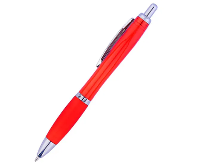 BOLÍGRAFO DE PLÁSTICO AMIRA DE TINTA AZUL A2416A ROJO — clave A2416A