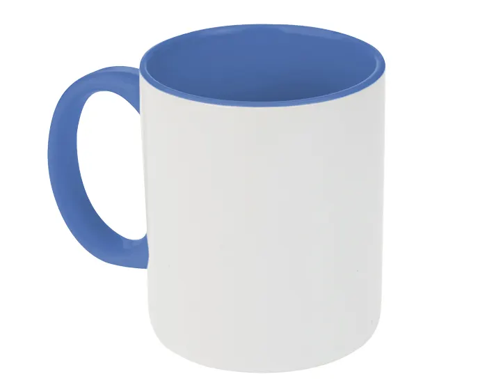 TARRO BICOLOR DE SUBLIMACIÓN 11 OZ ALINE A2463 AZUL A2463 Azul