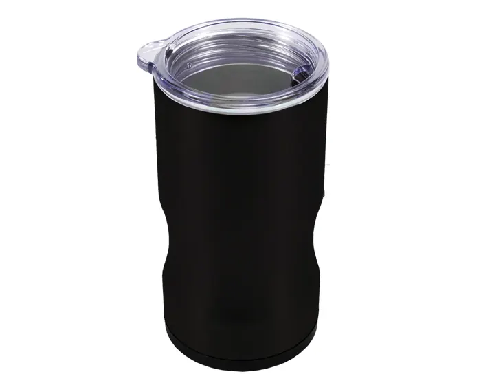 TERMO PORTA LATAS DE ACERO INOXIDABLE DE 350 ML. DEUX A2468 NEGRO A2468 Negro