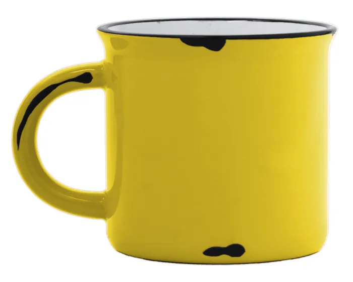 TAZA BICOLOR 14 OZ VINTAGE A2471 AMARILLO — clave A2471