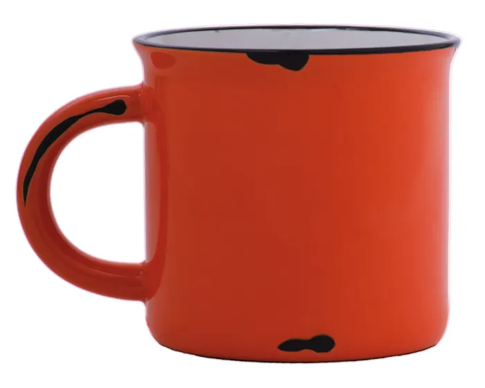 TAZA BICOLOR 14 OZ VINTAGE A2471 NARANJA — clave A2471