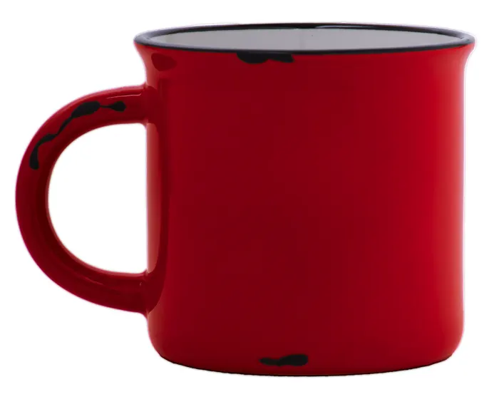 TAZA BICOLOR 14 OZ VINTAGE A2471 ROJO — clave A2471