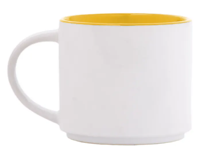TAZA BICOLOR 15 OZ BABEL A2472 AMARILLO A2472 Amarillo