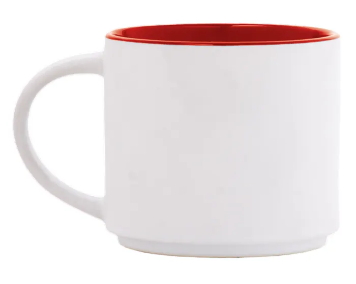TAZA BICOLOR 15 OZ BABEL A2472 ROJO — clave A2472