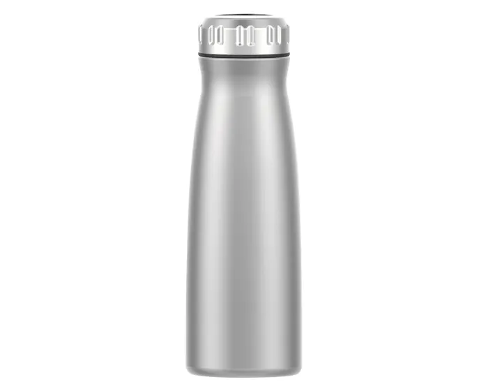 TERMO DE ACERO INOXIDABLE DE 550 ML. SPACE A2475 PLATA — clave A2475