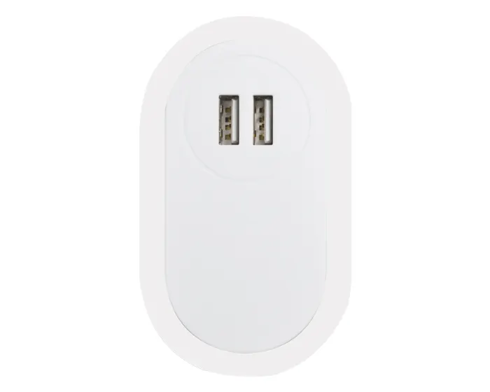 CARGADOR DOBLE USB GOST A2495 BLANCO — clave A2495