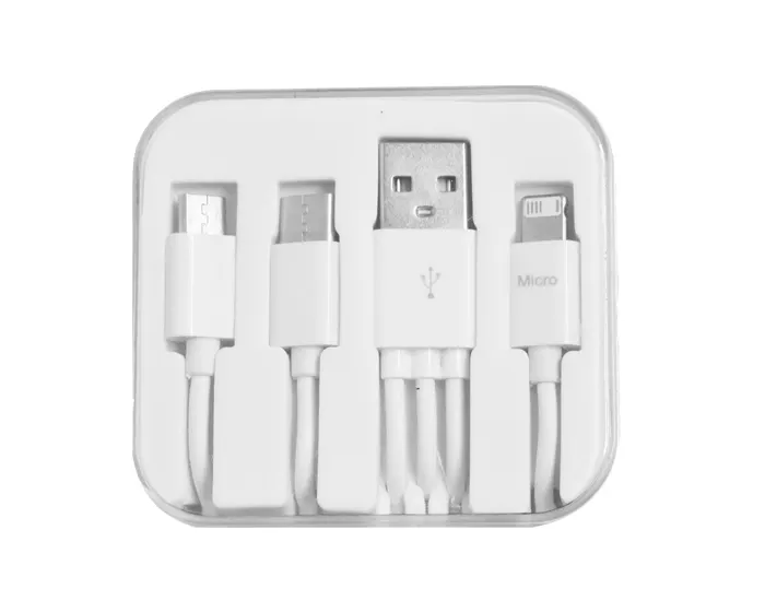 CABLE MULTICONECTOR USB CONECT A2497 BLANCO — clave A2497