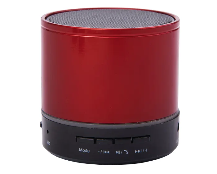 BOCINA BLUETOOTH MANOS LIBRES CON LUZ SILK A2561 ROJO — clave A2561