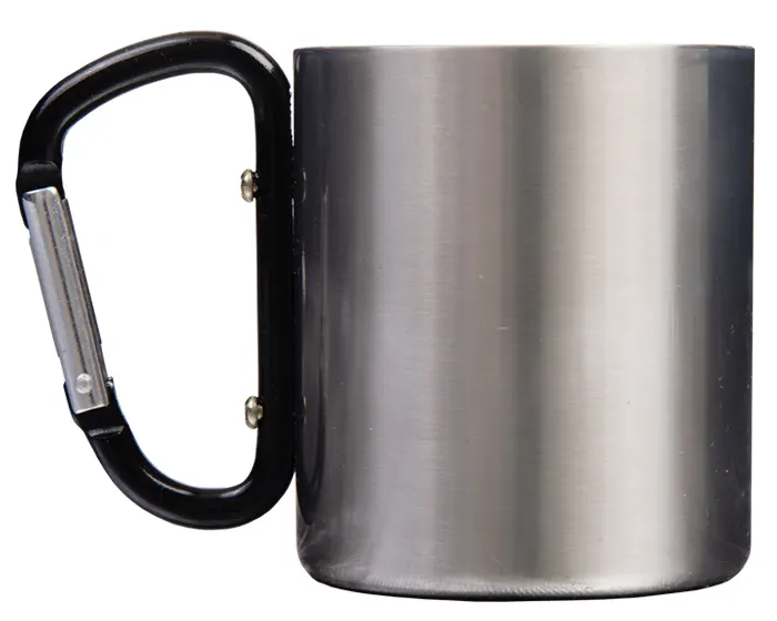 TAZA DOBLE PARED DE ACERO INOX. DE SUBLIMACIÓN 8 OZ TAOS A2613 PLATA — clave A2613
