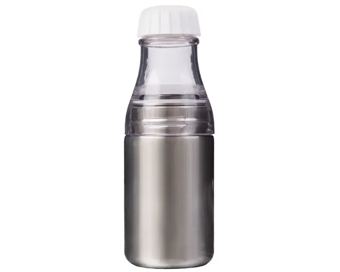CILINDRO DE ACERO INOX. DE SUBLIMACIÓN 450 ML.TUKA A2615 PLATA — clave A2615