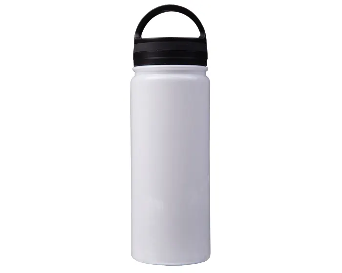 TERMO DE ACERO INOX. DE SUBLIMACIÓN 600 ML. FEDE A2618 BLANCO — clave A2618