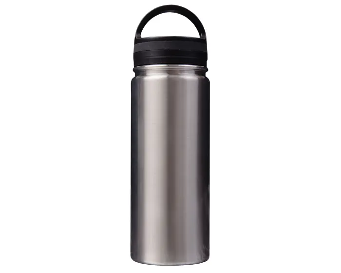 TERMO DE ACERO INOX. DE SUBLIMACIÓN 600 ML. FEDE A2618 PLATA — clave A2618