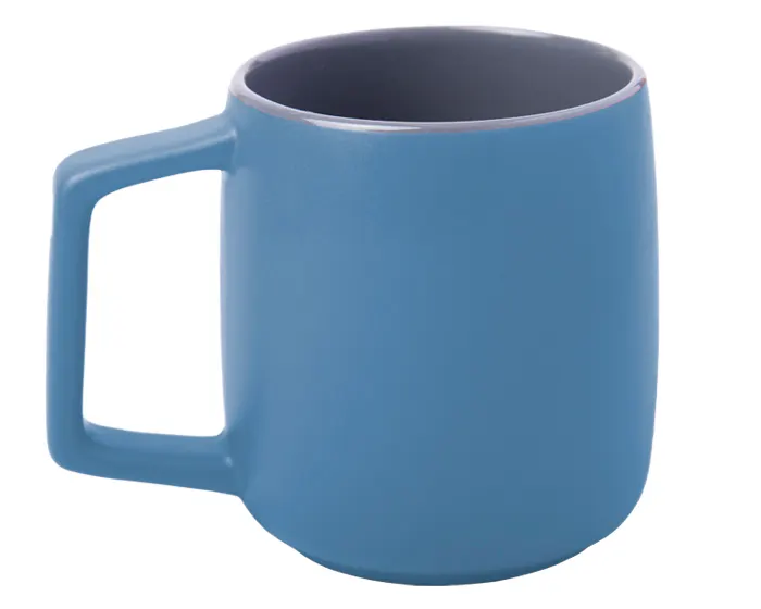 TAZA BICOLOR MATE 14 OZ ELVIS A2633 AZUL CLARO — clave A2633
