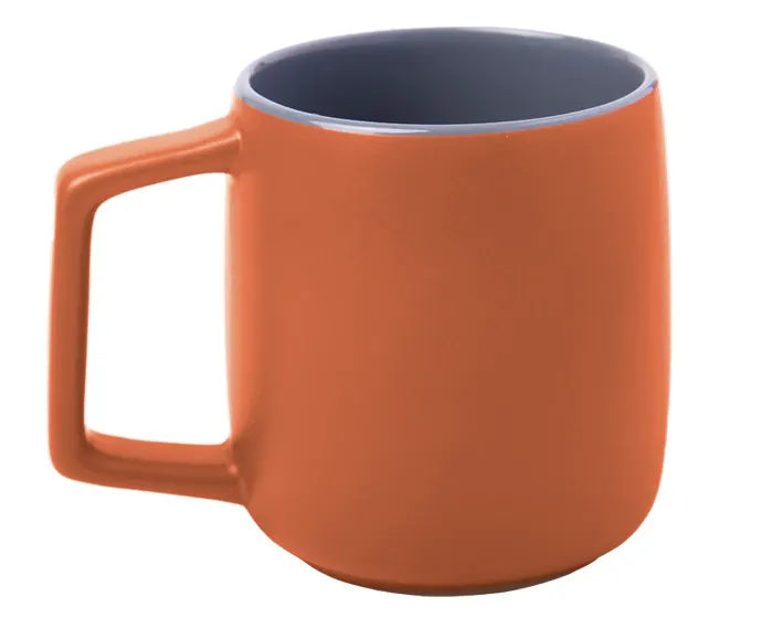TAZA BICOLOR MATE 14 OZ ELVIS A2633 NARANJA — clave A2633