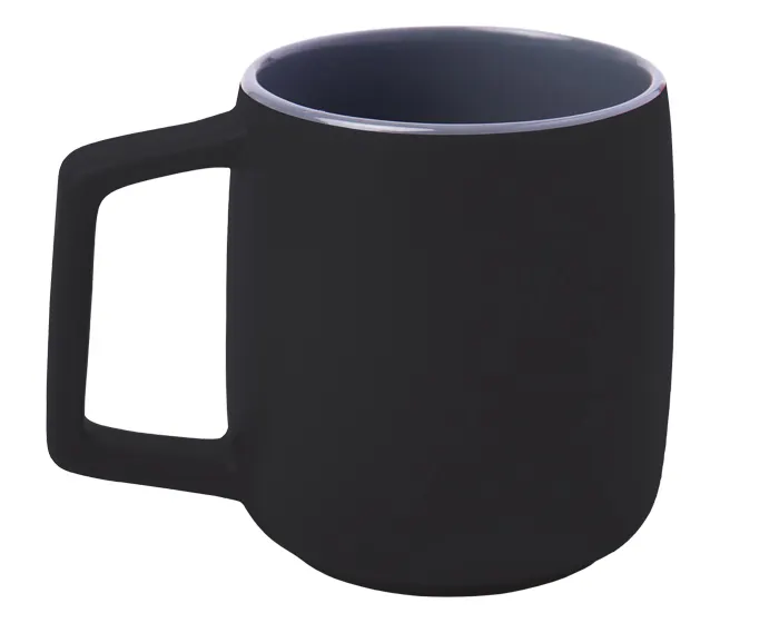 TAZA BICOLOR MATE 14 OZ ELVIS A2633 NEGRO A2633 Negro