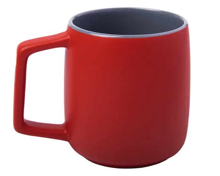 TAZA BICOLOR MATE 14 OZ ELVIS A2633 ROJO — clave A2633