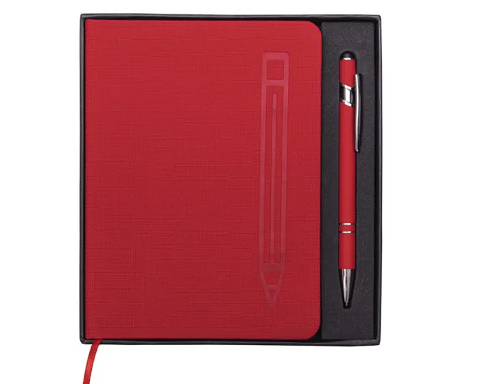LIBRETA PERSONAL METRÓPOLIS A2669 ROJO — clave A2669