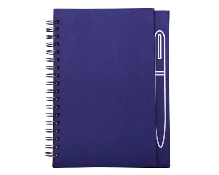 LIBRETA CON IMÁN PARA BOLÍGRAFO METÁLICO, SPAIN A2670 AZUL — clave A2670