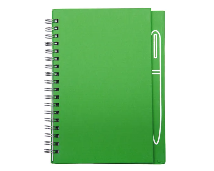 LIBRETA CON IMÁN PARA BOLÍGRAFO METÁLICO, SPAIN A2670 VERDE CLARO A2670 Verde claro