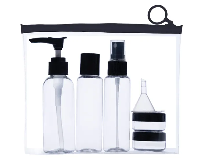 SET DE CONTENEDORES PARA VIAJE QIRA A2678 NEGRO A2678 Negro